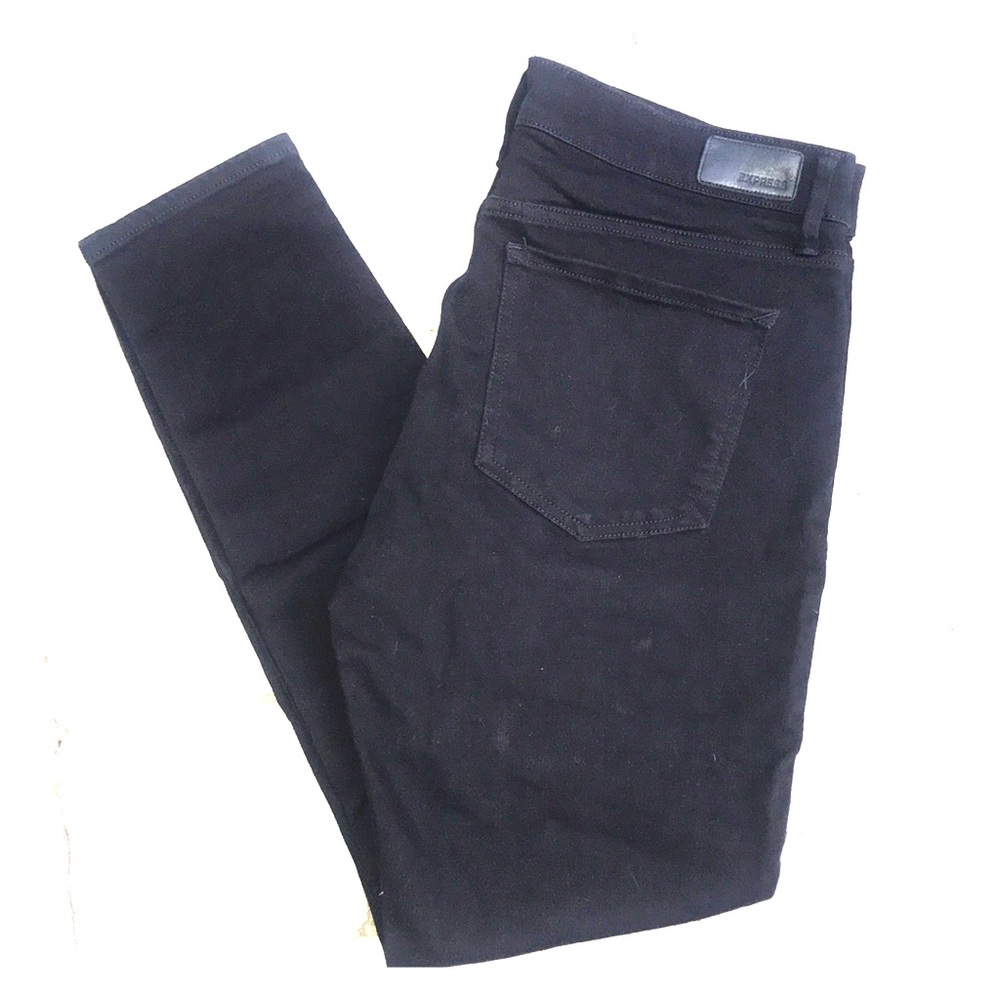 Express Mid Rise Black Jean Leggings
